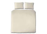 Bettwäsche FLORELLA "Uni ivory Edel-Satin, 100% Baumwolle", beige (ivory), B/L: 200cm x 200cm, 1 Stk., 2 Stk., Satin, B/L: 70cm x 90cm, Satin, Obermaterial: 100% Baumwolle CO. Obermaterial: 100% Baumwolle CO., Bettwäsche, Bettwäsche