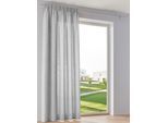Vorhang HEINE HOME Gr. 3, grau, B:140cm H:225cm, Polyester, Gardinen, Vorhang