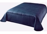 Tagesdecke HEINE HOME Gr. 3, blau (marine, marine), B:270cm L:250cm, 100% Polyester, Tagesdecken, Tagesdecke