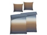 Bettwäsche FLORELLA "Cassian jeans Soft-Touch Satin, 50% Baumwolle, 50% Viskose", blau (jeans), B/L: 140cm x 200cm, 2 Stk., 2 Stk., Satin, B/L: 70cm x 90cm, Satin, Obermaterial: 50% Baumwolle CO. 50% Viskose CV. Obermaterial: 50% Baumwolle CO. 50% Viskose CV., Bettwäsche, Bettwäsche