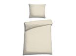 Bettwäsche FLORELLA "Uni ivory Edel-Satin, 100% Baumwolle", beige (ivory), B/L: 140cm x 220cm, 1 Stk., 1 Stk., Satin, B/L: 70cm x 90cm, Satin, Obermaterial: 100% Baumwolle CO. Obermaterial: 100% Baumwolle CO., Bettwäsche, Bettwäsche