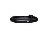 Tierlando ® Orthopädisches Hundebett GILBERT ORTHO Hair-Protect LATEX Kunstleder schwarz 1 m, 15 cm, 85 cm