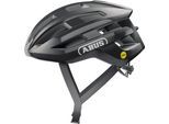 Fahrradhelm ABUS "POWERDOME MIPS" Gr. S, schwarz, Helme, S Kopfumfang: 51cm - 55cm, glänzend, unifarben