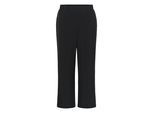 Stoffhose KAFFE "Casual Hose KAbeatrice", Damen, Gr. 34, N-Gr, schwarz (schwarz deep), Obermaterial: 92% Polyester PES. 8% Elasthan EL., Hosen Stoffhose