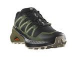 Trailrunningschuh SALOMON "SPEEDCROSS PEAK", Herren, Gr. 48, schwarz (schwarz, schwarz forest, rainy day), Synthetik, Textil, Schuhe