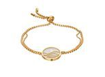 Armband AMELIA PARKER "AB015G", gold, Armbänder, Damen, 22,5cm adjustable, Edelstahl, Armband