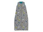 Babyschlafsack SCHLUMMERSACK "Schlafsack ohne Füßen 1.0 Tog" Gr. 90, grau (dinosaurier), Schlafsäcke, Baby, L: 90cm, Obermaterial: 100% Baumwolle CO., L:90cm
