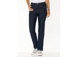 Bequeme Jeans CLASSIC BASICS, Damen, Gr. 24, Kurzgrößen, dunkelblau, 81% Baumwolle, 17% Polyester, 2% Elasthan, unifarben, lang, Jeans