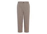 Marlene-Hose KAFFE "Hose KAheather", Damen, Gr. 36, N-Gr, beige (beige pinstripe), Obermaterial: 78% Polyester PES. 20% Viskose CV. 2% Elasthan EL., Hosen