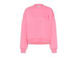 Sweatshirt KAFFE "Sweatshirt KAsussi", Damen, Gr. XXL, pink (pink power), Obermaterial: 67% Baumwolle CO. 33% Polyester PES., Sweatshirts Sweatshirt