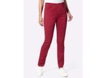 Bequeme Jeans CLASSIC BASICS, Damen, Gr. 24, Kurzgrößen, kirsche, 97% Baumwolle, 3% Elasthan, unifarben, lang, Jeans