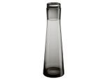 ASA Karaffe Lina, Grau, Glas, 0,7 L, 30 cm, Deckel, Kaffee & Tee, Kannen, Karaffen