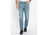 Bequeme Jeans MARCO DONATI, Herren, Gr. 24, Unterbauchgrößen, blau, bleached, 98% Baumwolle, 2% Elasthan, unifarben, lang, Jeans