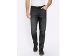 Bequeme Jeans MARCO DONATI, Herren, Gr. 24, Unterbauchgrößen, schwarz denim, 98% Baumwolle, 2% Elasthan, unifarben, lang, Jeans