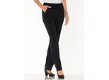 Webhose CLASSIC BASICS, Damen, Gr. 24, Kurzgrößen, schwarz, 100% Polyester, unifarben, Hosen