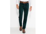 Cordhose CLASSIC, Herren, Gr. 24, Unterbauchgrößen, petrol, 98% Baumwolle, 2% Elasthan, unifarben, Hosen Cordhose