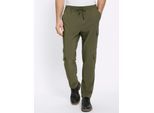 Cargohose CATAMARAN, Herren, Gr. 24, Unterbauchgrößen, grün (oliv), 89% Polyester, 11% Elasthan, unifarben, Hosen Cargohose