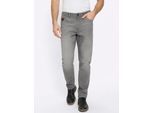 Bequeme Jeans MARCO DONATI, Herren, Gr. 24, Unterbauchgrößen, grau denim, 98% Baumwolle, 2% Elasthan, unifarben, lang, Jeans