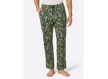 Jogginghose FEEL GOOD, Herren, Gr. 24/25, Unterbauchgrößen, schwarz, khaki, bedruckt, 100% Baumwolle, gemustert, mehrfarbig, Hosen Jogginghose