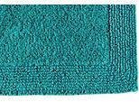 Badematte HEINE HOME Gr. 8, petrol, halbrund (50cm x 80cm ), 1 Stk., Badematten, Badematte