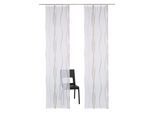 Schiebegardine OTTO HOME "Dimona" Gr. 2, grau (weiß, taupe), B:57cm H:175cm, Polyester, Polyester, Gardinen, Schiebegardine, 2-er Set, Fertiggardine, mit Befestigungszubehör, Wellen