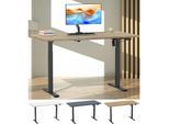 VCM Elektrisch Höhenverstellbarer Schreibtisch, 110 x 50 cm, Sitz-Steh-Schreibtisch mit Memory-Funktion, 71–120 cm - Lona
