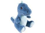 Kuscheltier HEUNEC "Dino Blau GRS 24 cm", blau, Plüschfiguren, KinderH:24cm, Polyester, Kuscheltier, H:24cm