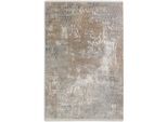 Teppich "Vision 212", beige, B:160cm H:7mm L:230cm, Kunstfaser, Viskose, SCHÖNER WOHNEN-KOLLEKTION, Teppiche, Teppich, Viskoseteppich mit Glanz, Wohnzimmer