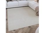 Wollteppich WECON HOME "Hamptons FORTYTHREE", beige (creme weiß), B:80cm H:20mm L:230cm, Schurwolle, Teppiche, Läufer, Schurwolle, Kurzflor, Wohnzimmer, Schlafzimmer, elegant