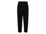 Stoffhose KAFFE "Casual Hose KAsonja", Damen, Gr. 34, N-Gr, schwarz (schwarz deep), Obermaterial: 92% Viskose CV. 8% Polyester PES., Hosen Stoffhose