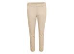 Stoffhose KAFFE "Freizeithose KAlea", Damen, Gr. 44, N-Gr, blau (feather gray), Obermaterial: 38% Polyester PES. 30% Baumwolle CO. 30% Viskose CV. 2% Elasthan EL., Hosen Stoffhose