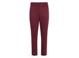 Stoffhose KAFFE "Freizeithose KAlea", Damen, Gr. 42, N-Gr, rot (windsor wine), Obermaterial: 38% Polyester PES. 30% Baumwolle CO. 30% Viskose CV. 2% Elasthan EL., Hosen Stoffhose