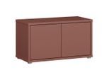 Carryhome Garderobenbank, Terracotta, Kunststoff, 74.5x41.5x34.9 cm, Garderobe, Garderobenbänke