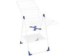 Leifheit Standtrockner Classic 250 Flex, Blau, Weiß, Metall, Kunststoff, 61x94x151 cm, klappbar, platzsparend, Haushaltsreinigung, Wäschepflege, Wäscheständer