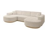 WOHNLANDSCHAFT MARI-U1-v2 - 303x171x83 cm Beige Cord