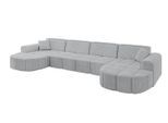 WOHNLANDSCHAFT LIVO-U2 - 400x173x79,5 cm Grau