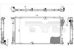 TYC Kühler, Motorkühlung 7250045 für Opel NISSAN RENAULT