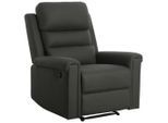 P & B , Dunkelgrau , Holz, Metall, Textil , Pappel , Sperrholz , 91x106x94 cm , Relaxfunktion ,