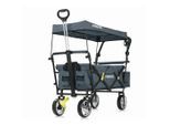 Möbelix , Grau , Metall, Kunststoff, Textil , 54x103x139 cm , Freizeit, Camping, Bollerwagen