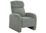 Möbelix , Hellgrau , Holz, Metall, Textil , Pappel , Sperrholz , 74x104x90 cm , Relaxfunktion , Wohnzimmer, Sessel, Fernsehsessel