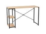 Möbelix , Schwarz, Eiche Artisan , Metall, Holzwerkstoff , rechteckig , 120x75x46 cm , Büromöbel, Schreibtische, Schreibtische