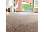 Teppichboden ANDIAMO "Rubinoy, Schlinge, Gesamthöhe 8,5 mm, Luxusklasse LC2", braun, B:500cm L:350cm, Kunstfaser, Teppiche, Breite 400 cm oder 500 cm, Wohnzimmer, strapazierfähig & robust