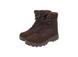 Stiefel BRANDIT "Brandit Tactical Zipper Boots", Damen, Gr. 40, braun, Polyamid, unifarben, Schuhe Stiefel