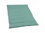 Deckenschlafsack POLYDAUN "Beach House DUO", hell blau, Schlafsäcke, B/L: 150cm x 210cm, umlaufender Reißverschluss, Obermaterial: 100% Polyester. Füllung: 100% Polyester. Innenbeschichtung: 100% Baumwolle, L:210cm