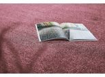 Teppichboden ANDIAMO "Portland, Velours, Gesamthöhe 11 mm, Made in Netherlands", rosa (altrosa), B:400cm L:350cm, Kunstfaser, Teppiche, Uni Farben, Breite 400 cm, Wohnzimmer, strapazierfähig, pflegeleicht