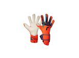 Torwarthandschuhe REUSCH "Attrakt SpeedBump Guardian", Damen, Gr. 8,5, orange, blau, 36% Polyester, 50% Latex, 5% Polyamid, 3% Synthetik, Handschuhe, mit 3D-Noppen auf der Innenhand