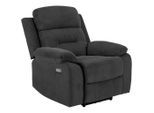 Carryhome Fernsehsessel Lesesessel, Dunkelgrau, Metall, 92x98x96 cm, Relaxfunktion, USB-Anschluss, Wohnzimmer, Sessel, Fernsehsessel