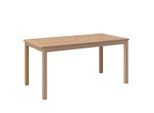 Ambia Garden Gartentisch , Teakfarben , Holz , Akazie , vollmassiv , rechteckig , Säule , 140x80 cm , Gartenmöbel, Gartentische, Gartentische