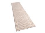 Paco Home Kurzflorteppich, Creme, Textil, Rechteckig, 80x300 cm, strapazierfähig, für Fußbodenheizung geeignet, Teppiche & Böden, Teppiche