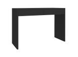 Matkam Möbel Schreibtisch, Schwarz, Holzwerkstoff, 115x78x40 cm, Arbeitszimmer, Schreibtische, Bürotische